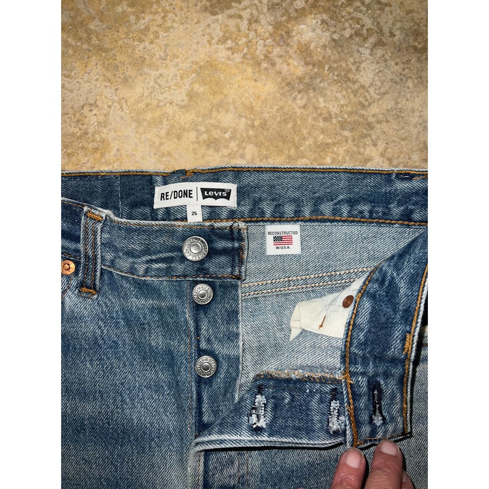Re/Done Levi’s Jeans Size 25 - Picture 2 of 6
